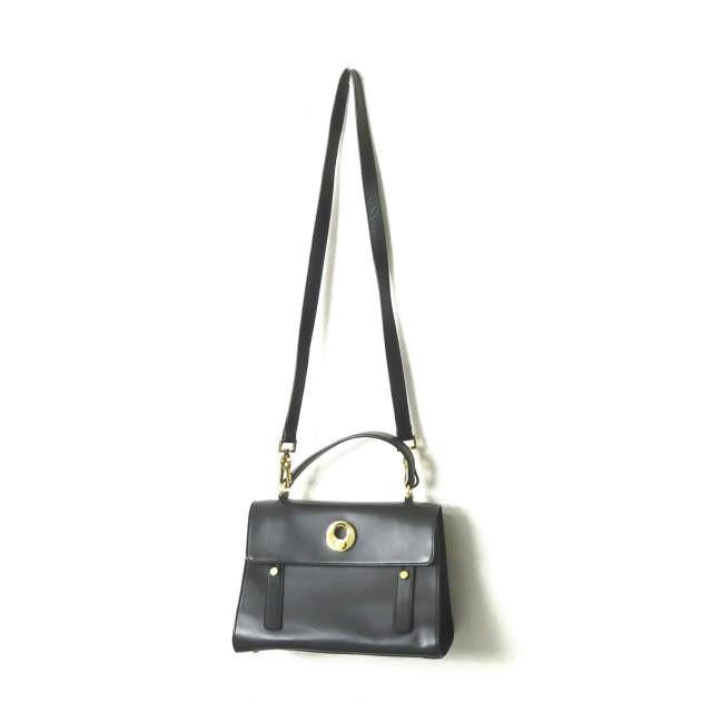 サンローランパリ SAINT LAURENT PARIS イタリア製 ミューズトゥ ミニ 2WAYバッグ ブラック ハンド ショルダー レザー カバン |  | 02