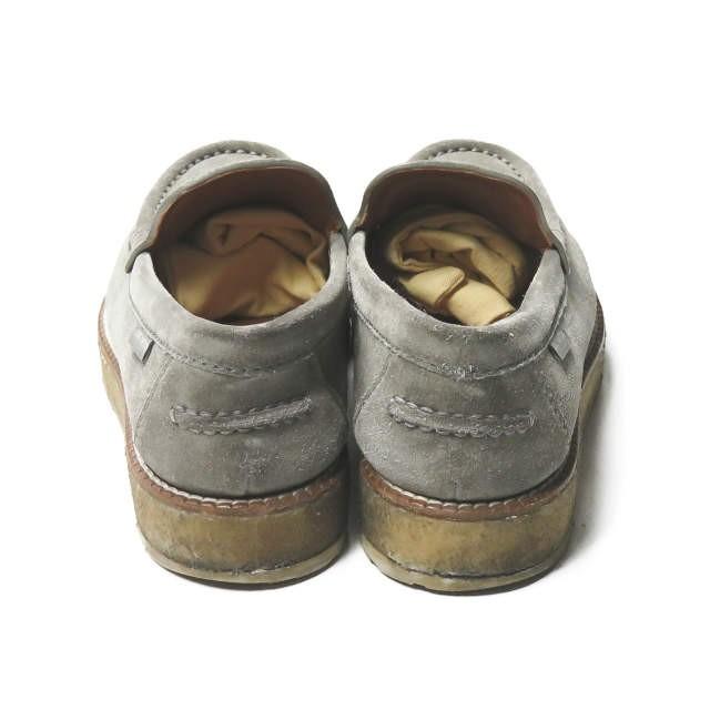 ルイ・ヴィトン LOUIS VUITTON イタリア製 ダミエ スエードペニーローファー FA 0124 5(24cm-24.5cm) グレー コイン シューズ |  | 02