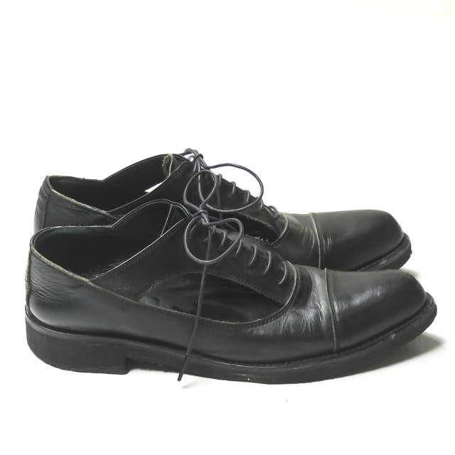 リミフゥ LIMI feu 日本製 レースアップギリーシューズ 25cm-25.5cm程度 ブラック カッティング シューズ |  | 03