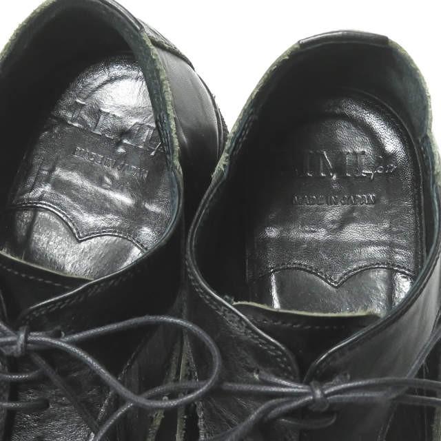 リミフゥ LIMI feu 日本製 レースアップギリーシューズ 25cm-25.5cm程度 ブラック カッティング シューズ |  | 04