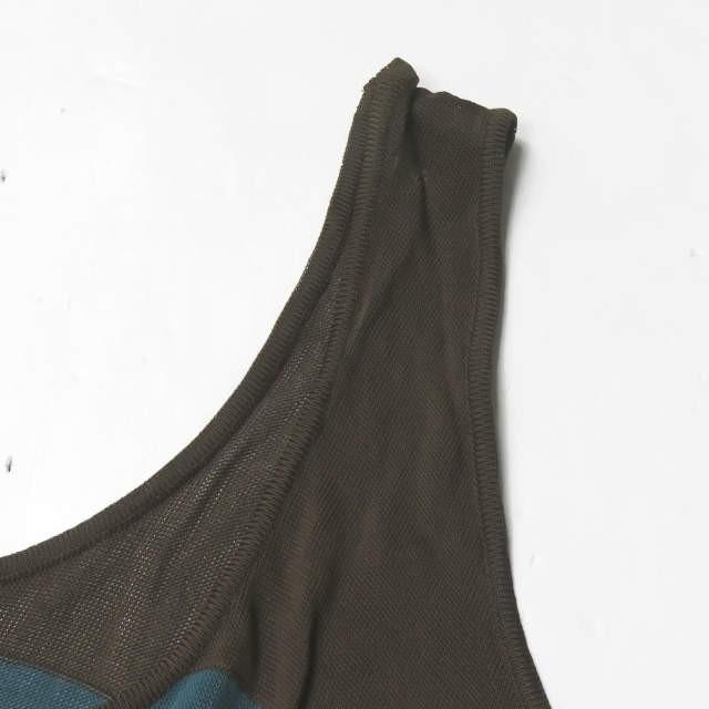 エルメス HERMES フランス製 ハイゲージニットタンクトップ フリー マルチカラー ノースリーブ キャミソール トップス |  | 03