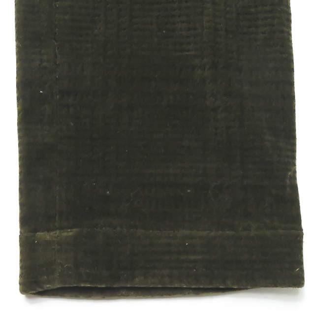 グッチ GUCCI イタリア製 new leggings ベロアグレンチェックスキニーパンツ 333225 XD008 42 カーキ ストレッチ 5ポケット レギンス |  | 09