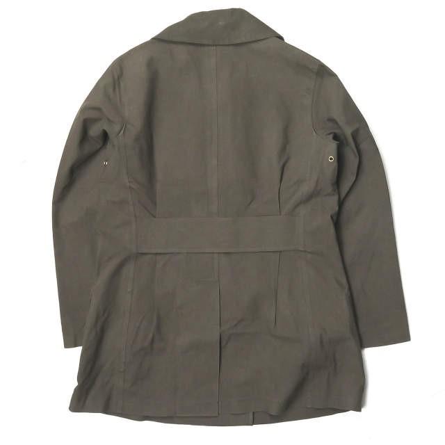 ルイ・ヴィトン LOUIS VUITTON スコットランド製 ゴム引きコットン トレンチコート 40 ブラウン 裏地ダミエ モノグラム アウター |  | 01