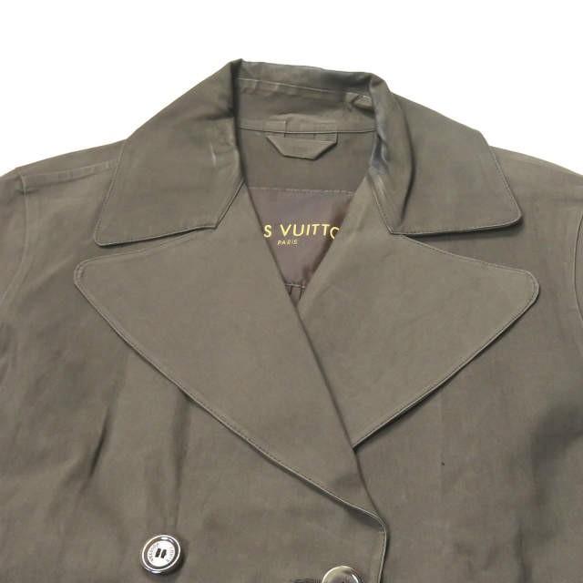 ルイ・ヴィトン LOUIS VUITTON スコットランド製 ゴム引きコットン トレンチコート 40 ブラウン 裏地ダミエ モノグラム アウター |  | 06