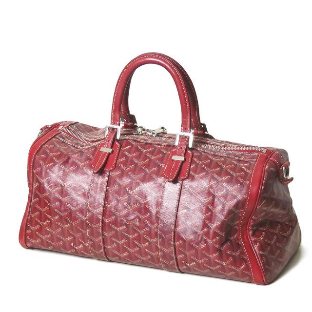 ゴヤール GOYARD ボストンバッグ レッド ゴヤールディン ヘリンボーン 赤 ハンドバッグ カバン |  | 01