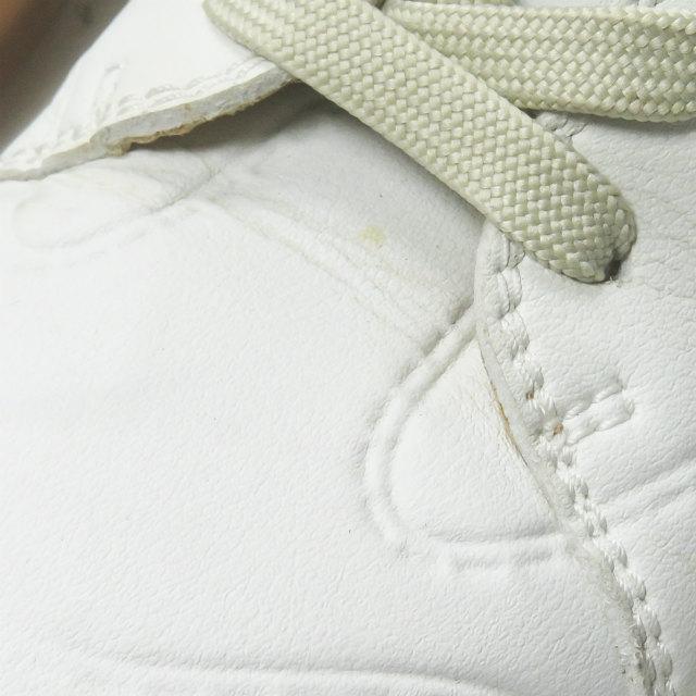 メゾンマルタンマルジェラ エイチアンドエム Maison Martin Margiela x H&M トロンプルイユ レザーハイカットスニーカー EU39(24.5cm-25cm) ホワイト |  | 12