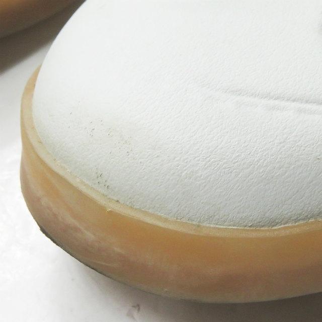 メゾンマルタンマルジェラ エイチアンドエム Maison Martin Margiela x H&M トロンプルイユ レザーハイカットスニーカー EU39(24.5cm-25cm) ホワイト |  | 13