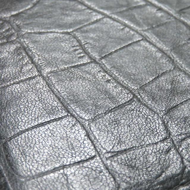 サンローランパリ SAINT LAURENT PARIS MONOGRAMME クロコダイル エンボス ブラック YSL モノグラム 型押し ラウンドジップ 長財布 |  | 08