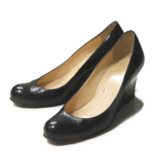 Christian Louboutin クリスチャンルブタン イタリア製 パテントレザー ウェッジソールラウンドトゥパンプス 35(22cm) エナメル lm2229 :lm2229:LOOPヤフーショッピング店 - 通販 - Yahoo!ショッピング Christian Louboutin クリスチャンルブタン イタリア製 パテントレザー ウェッジソールラウンドトゥパンプス 35(22cm) エナメル lm2229 :lm2229:LOOPヤフーショッピング店 - 通販 - Yahoo!ショッピング