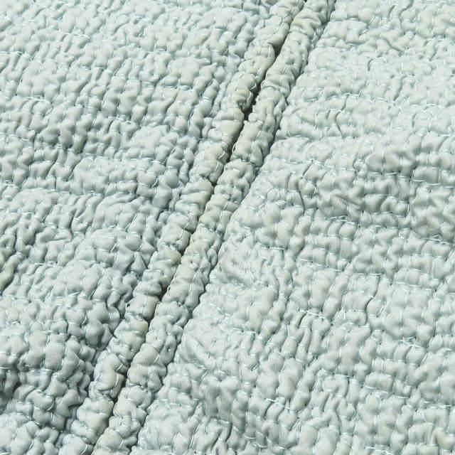 プラダスポーツ PRADA SPORT イタリア製 ナイロンシルク中綿ジップジャケット 280614 1CG 42 ブルー シャーリング アウター |  | 12