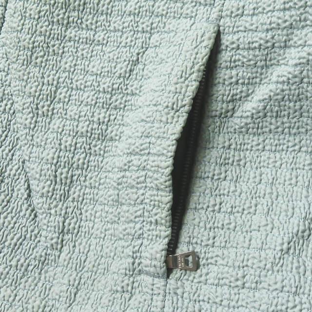 プラダスポーツ PRADA SPORT イタリア製 ナイロンシルク中綿ジップジャケット 280614 1CG 42 ブルー シャーリング アウター |  | 14