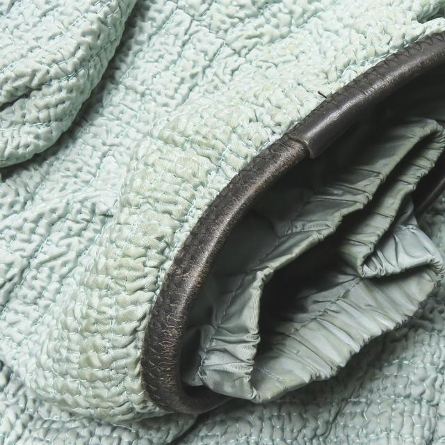 プラダスポーツ PRADA SPORT イタリア製 ナイロンシルク中綿ジップジャケット 280614 1CG 42 ブルー シャーリング アウター |  | 09