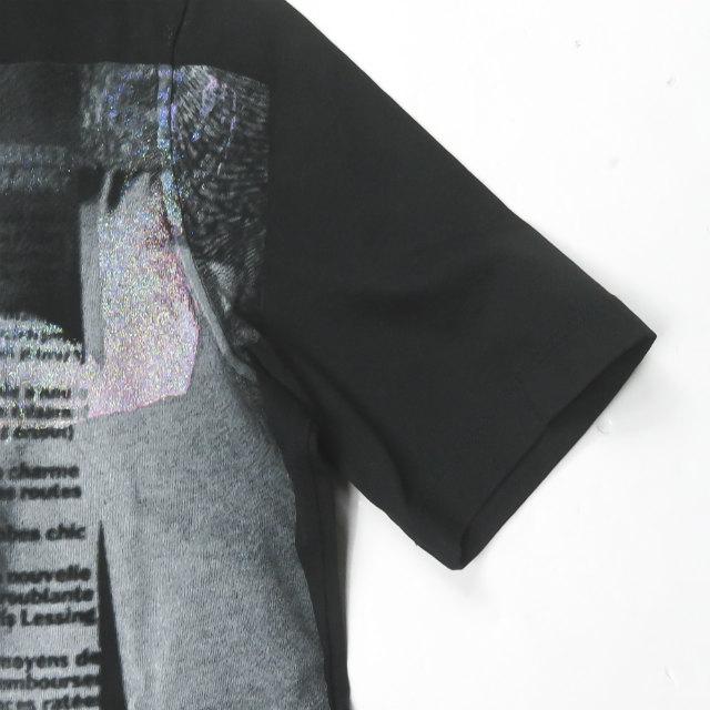 セリーヌ CELINE ポルトガル製 ラメグラフィックプリント クルーネックTシャツ 2 OK72 3646 M ブラック 半袖 フィービー・ファイロ トップス |  | 04