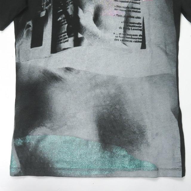 セリーヌ CELINE ポルトガル製 ラメグラフィックプリント クルーネックTシャツ 2 OK72 3646 M ブラック 半袖 フィービー・ファイロ トップス |  | 06