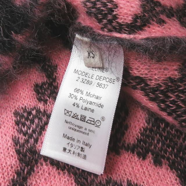 セリーヌ CELINE イタリア製 モヘアレオパードタートルネックニット 2 3Z89 5637 XS ピンク セーター 長袖 プルオーバー フィービー・ファイロ |  | 07
