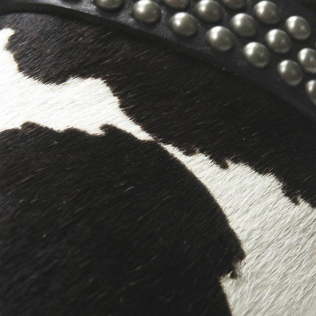 サンローランパリ SAINT LAURENT PARIS イタリア製 ポニーヘア スタッズサボサンダル 377968 38.5(25cm-25.5cm) ブラック クロッグ ミュール シューズ |  | 07