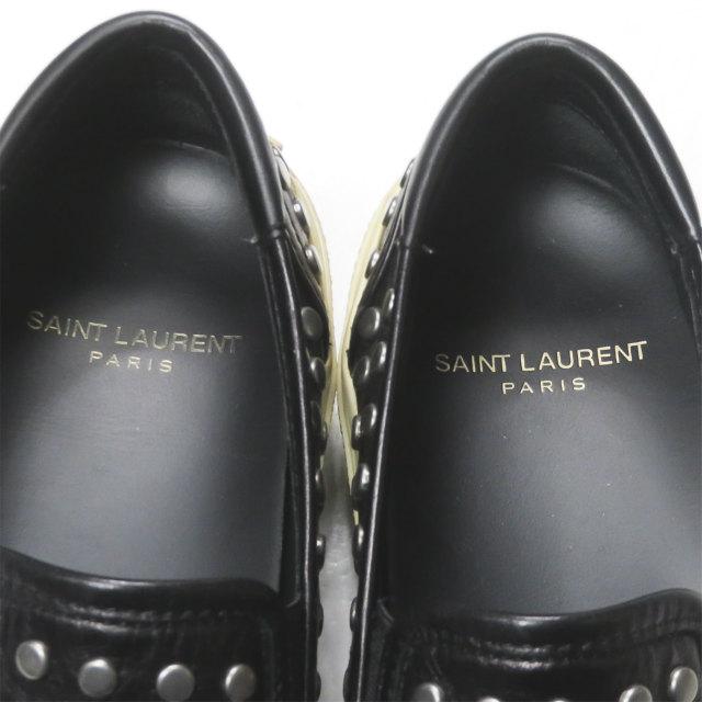 SAINT LAURENT PARIS サンローランパリ シルバースタッズレザー