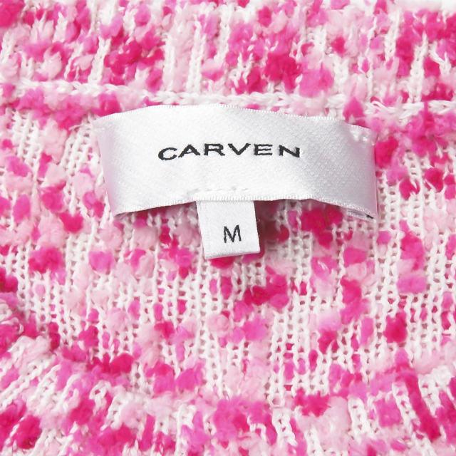 カルヴェン カルベン CARVEN ミックスネップニットプルオーバー 8123PU005 M ピンク セーター 長袖 トップス |  | 02
