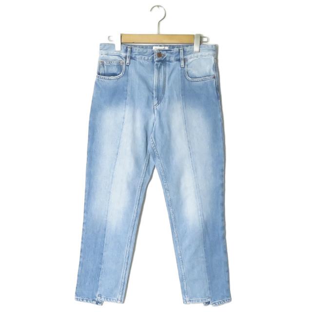 イザベルマラン エトワール ISABEL MARANT ETOILE Clancy コントラスティングカラー クロップドジーンズ 17P012E 40  ブルー デニムパンツ ボトムス : lm2393 : LOOPヤフーショッピング店 - 通販 - Yahoo!ショッピング