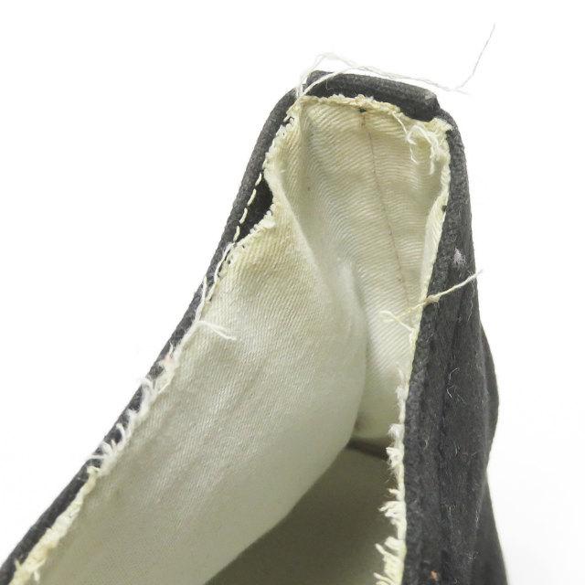 シャネル CHANEL ココマーク キャンバスハイカットスニーカー 001852 39 ブラック ロゴ スニーカー シューズ |  | 13