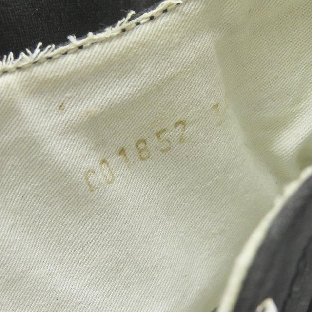 シャネル CHANEL ココマーク キャンバスハイカットスニーカー 001852 39 ブラック ロゴ スニーカー シューズ |  | 14