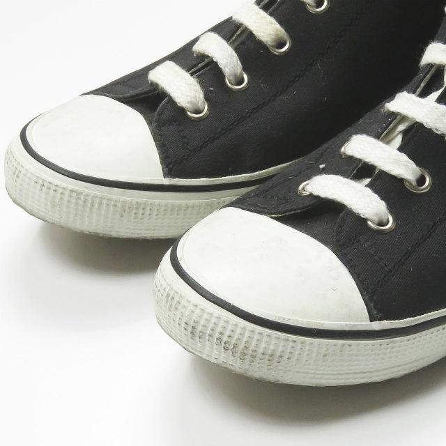 シャネル CHANEL ココマーク キャンバスハイカットスニーカー 001852 39 ブラック ロゴ スニーカー シューズ |  | 07