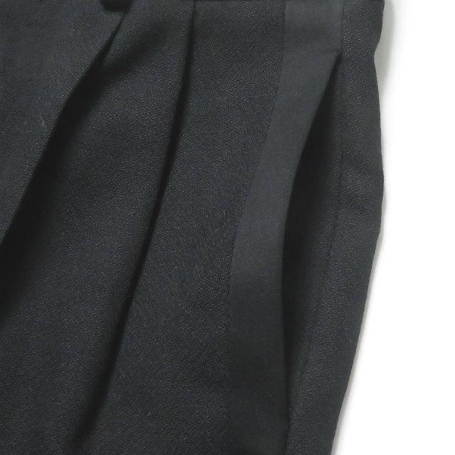 サンローランパリ SAINT LAURENT PARIS イタリア製 サイドライン2プリーツテーパードパンツ 403326 Y129J 36 ブラック スラックス サルエル ボトムス |  | 05