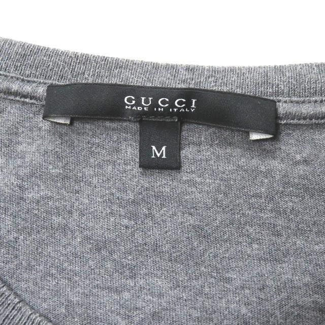 グッチ GUCCI イタリア製 Logo Tee スターロゴTシャツ 269026 X3633 M グレー 半袖 トップス |  | 02