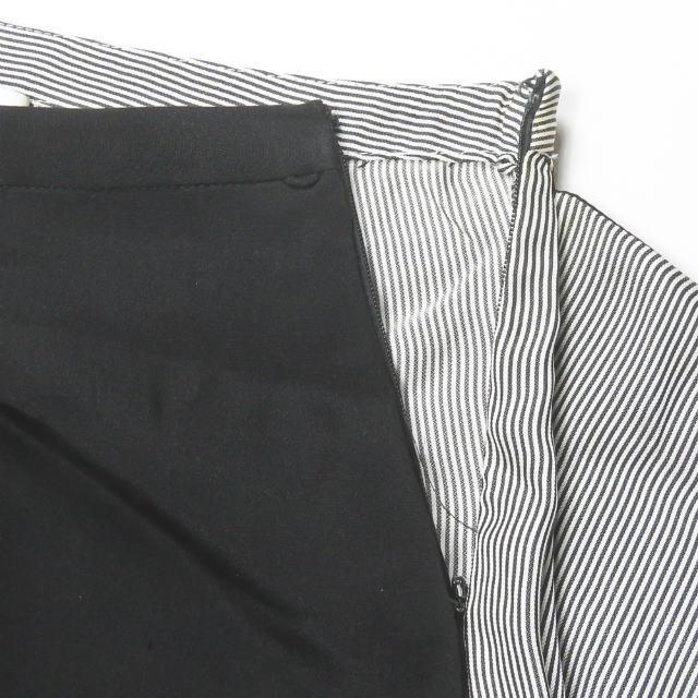 スリーワン フィリップリム 3.1 Phillip Lim シルクレイヤードクロップドパンツ S112-5667SBB 0 ブラック ストライプ ボトムス |  | 04