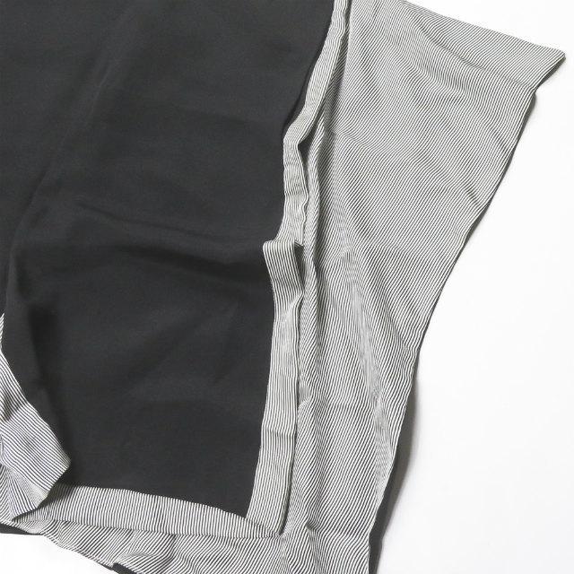 スリーワン フィリップリム 3.1 Phillip Lim シルクレイヤードクロップドパンツ S112-5667SBB 0 ブラック ストライプ ボトムス |  | 05