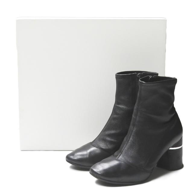 3.1 Phillip Lim フィリップリム DRUM 70MM STRETCH ANKLE BOOT ストレッチアンクルブーツ SHF8-T558SNN 35 サイドジップ lm2435 | 