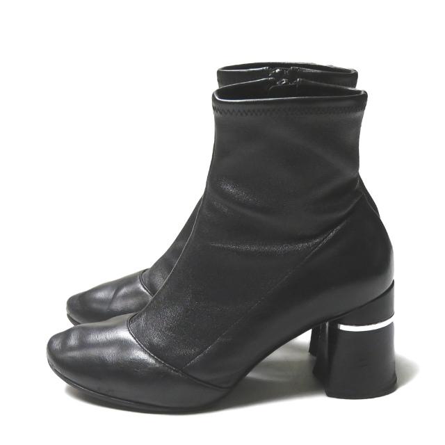 3.1 Phillip Lim フィリップリム DRUM 70MM STRETCH ANKLE BOOT ストレッチアンクルブーツ SHF8-T558SNN 35 サイドジップ lm2435 |  | 01