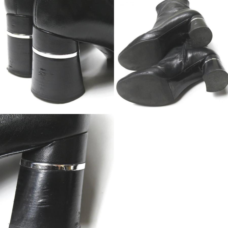 3.1 Phillip Lim フィリップリム DRUM 70MM STRETCH ANKLE BOOT ストレッチアンクルブーツ SHF8-T558SNN 35 サイドジップ lm2435 |  | 09