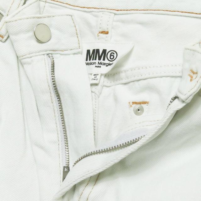 MM6 ブリーチデニム ワイドパンツ マルジェラ 17SS エムエムシックス MM6 17SS イタリア製 ワイドレッグブリーチ