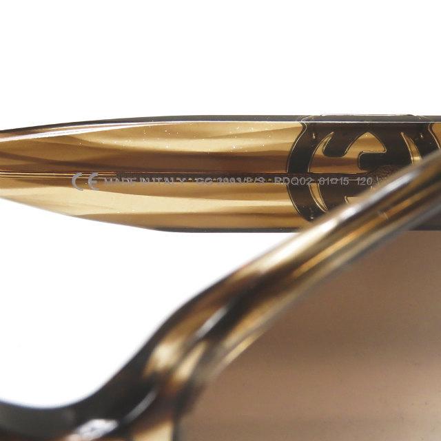 グッチ GUCCI イタリア製 GG2993/F/S バタフライサングラス RDQ02 ブラウン/ブラウン 61□15-120 眼鏡 メガネ |  | 08