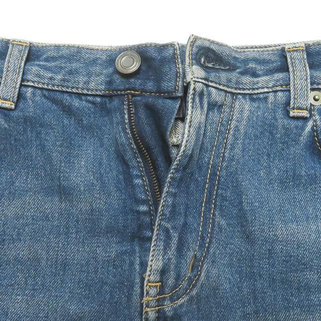 SAINT LAURENT PARIS サンローランパリ イタリア製 パッチワークデニムロングスカート 374815 Y452G 30 ブルー Aライン カットオフ lm2506 |  | 03