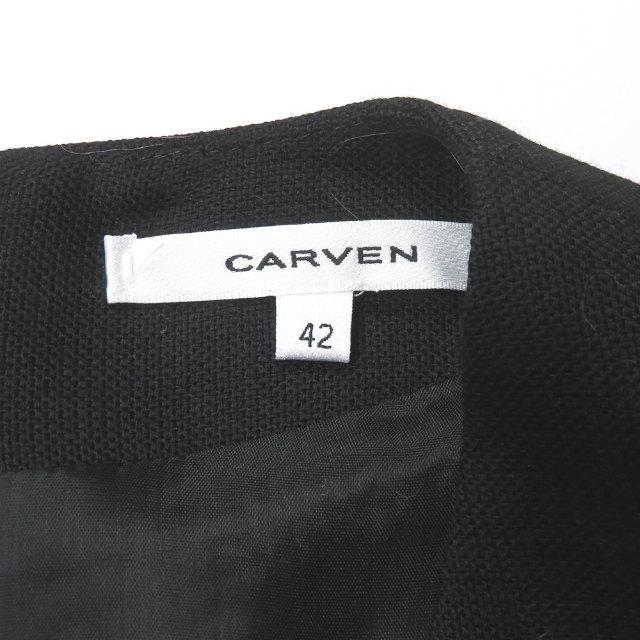CARVEN カルヴェン カルベン ポリエステルウールノースリーブワンピース 310R59 42 ブラック ドレス トップス lm2510 |  | 03