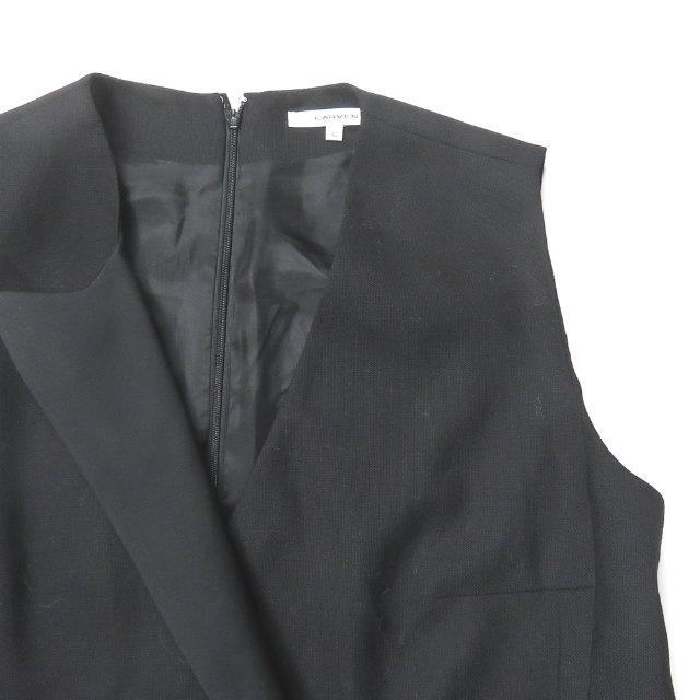 CARVEN カルヴェン カルベン ポリエステルウールノースリーブワンピース 310R59 42 ブラック ドレス トップス lm2510 |  | 04