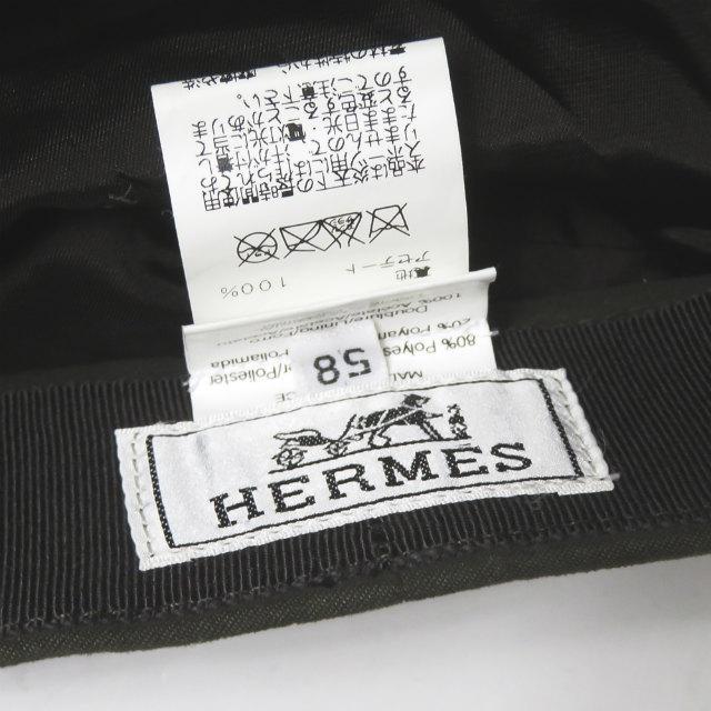 HERMES エルメス フランス製 ポリエステルナイロンキャスケット 58 グリーン 帽子 lm2519 |  | 02