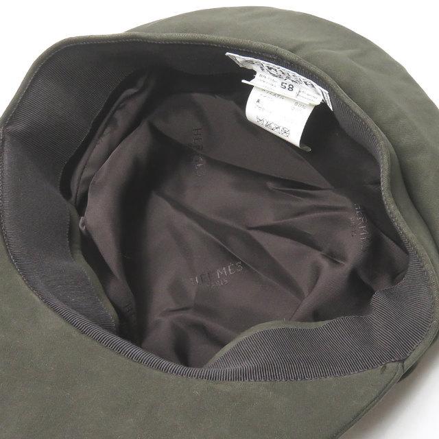 HERMES エルメス フランス製 ポリエステルナイロンキャスケット 58 グリーン 帽子 lm2519 |  | 06
