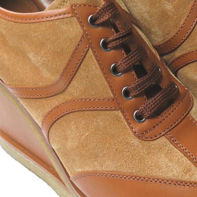 CELINE セリーヌ イタリア製 MANON ウェッジソールレースアップシューズ RM1129 39(26cm) ブラウン マノン レザー/スエード lm2522 |  | 06