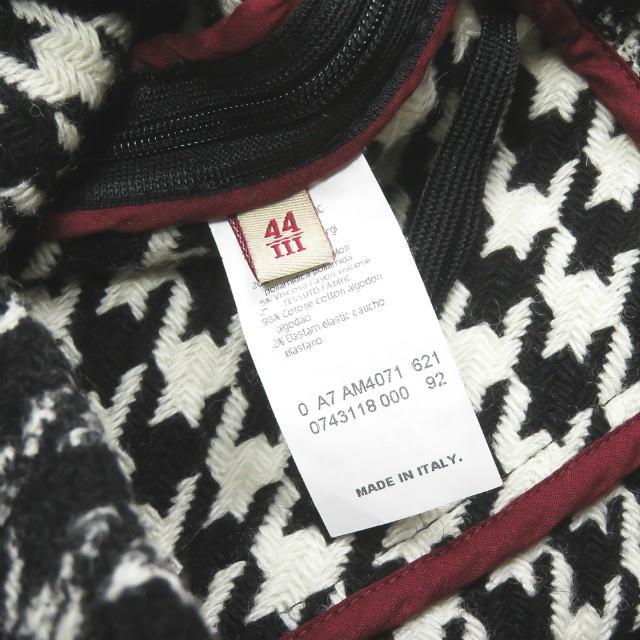 antonio marras アントニオマラス イタリア製 ウールハウンドトゥースタックスカート 44 ブラック ボトムス lm2534 |  | 08
