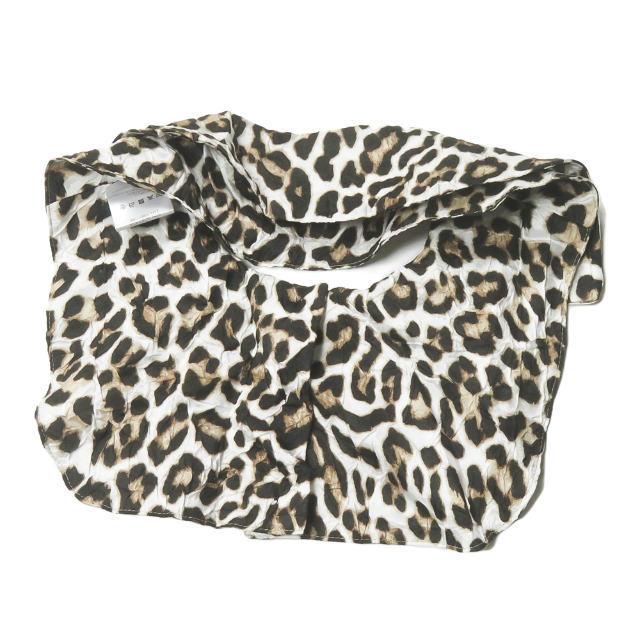 カルヴェン カルベン CARVEN レオパードデタッチャブルカラー ホワイト/ベージュ 付け襟 シャツ |  | 01