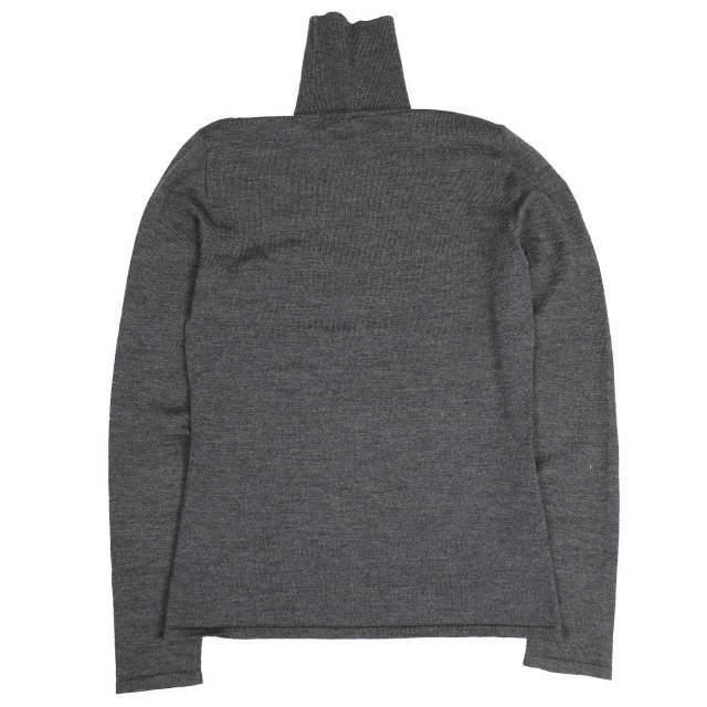 GUCCI グッチ イタリア製 ダブルGピンバッチ付き ウールハイゲージタートルネックニット 167219.X1095 S グレー セーター 長袖 lm2643 |  | 01