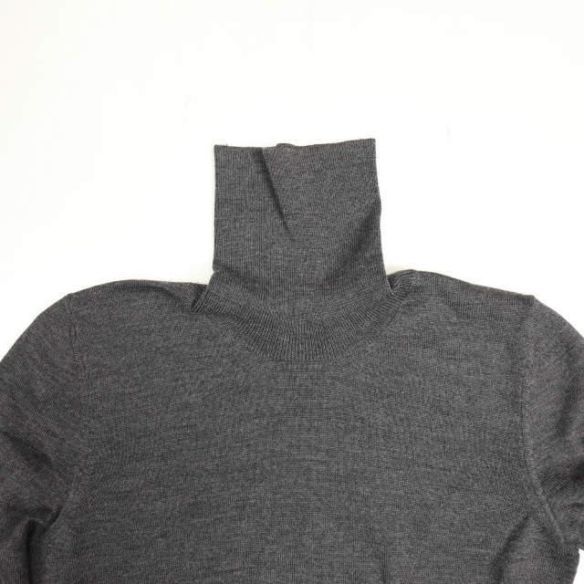GUCCI グッチ イタリア製 ダブルGピンバッチ付き ウールハイゲージタートルネックニット 167219.X1095 S グレー セーター 長袖 lm2643 |  | 03