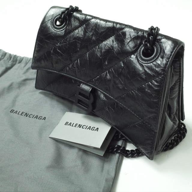 新品 BALENCIAGA バレンシアガ 22AW Crush Chain Bag S Quilted 新品 BALENCIAGA バレンシアガ 22AW Crush Chain Bag S Quilted