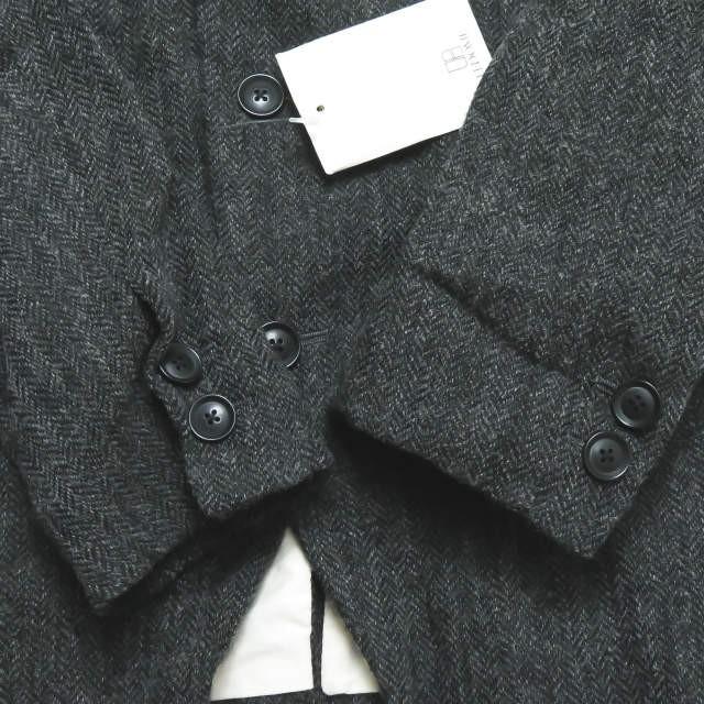 エディフィス 417 by EDIFICE ウールリネンヘリンボーンワーク