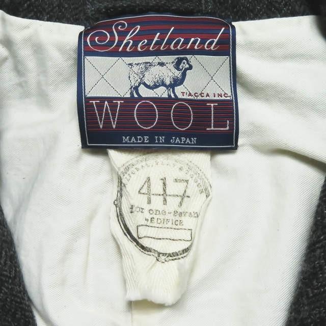 エディフィス 417 by EDIFICE ウールリネンヘリンボーンワークジャケット&5Bジレ&1タックパンツ M グレー スーツ セットアップ 3ピース |  | 07