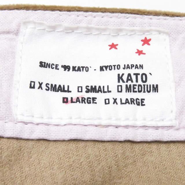 KATO カトー 日本製 1タックコーデュロイトラウザーパンツ KP120401-240251 L ブラウン ボトムス |  | 11