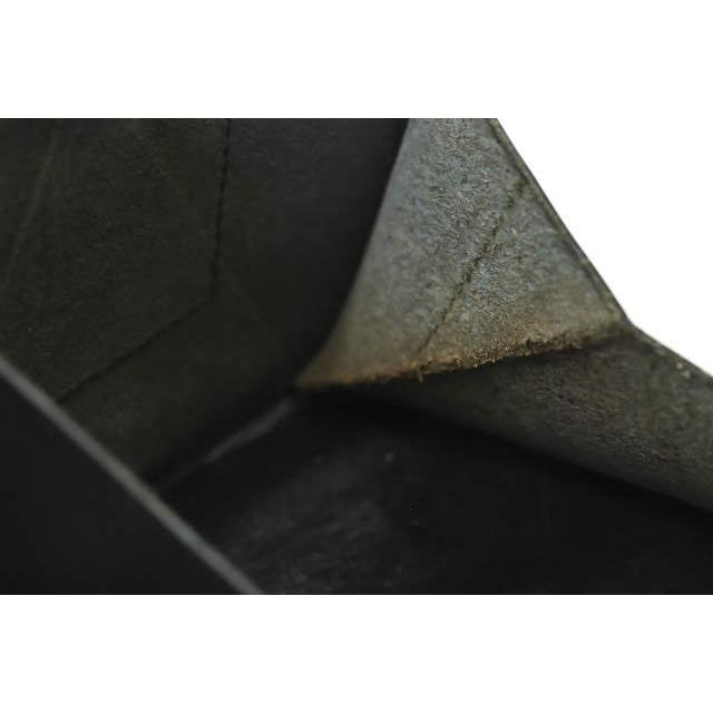 イタダキ ITADAKI x 池之端銀革店 別注 蛇腹式 コンパクトレザーウォレット ブラック コインケース |  | 07